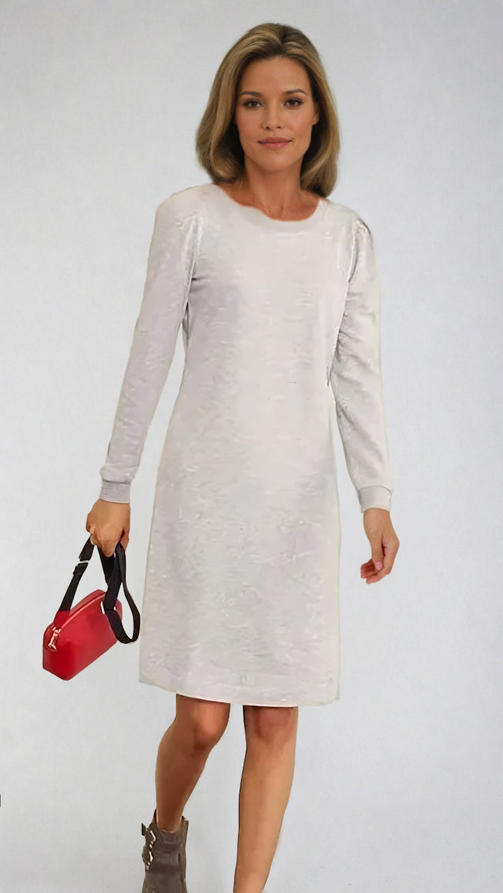 Boden Puff Sleeve Sweatshirt Dress