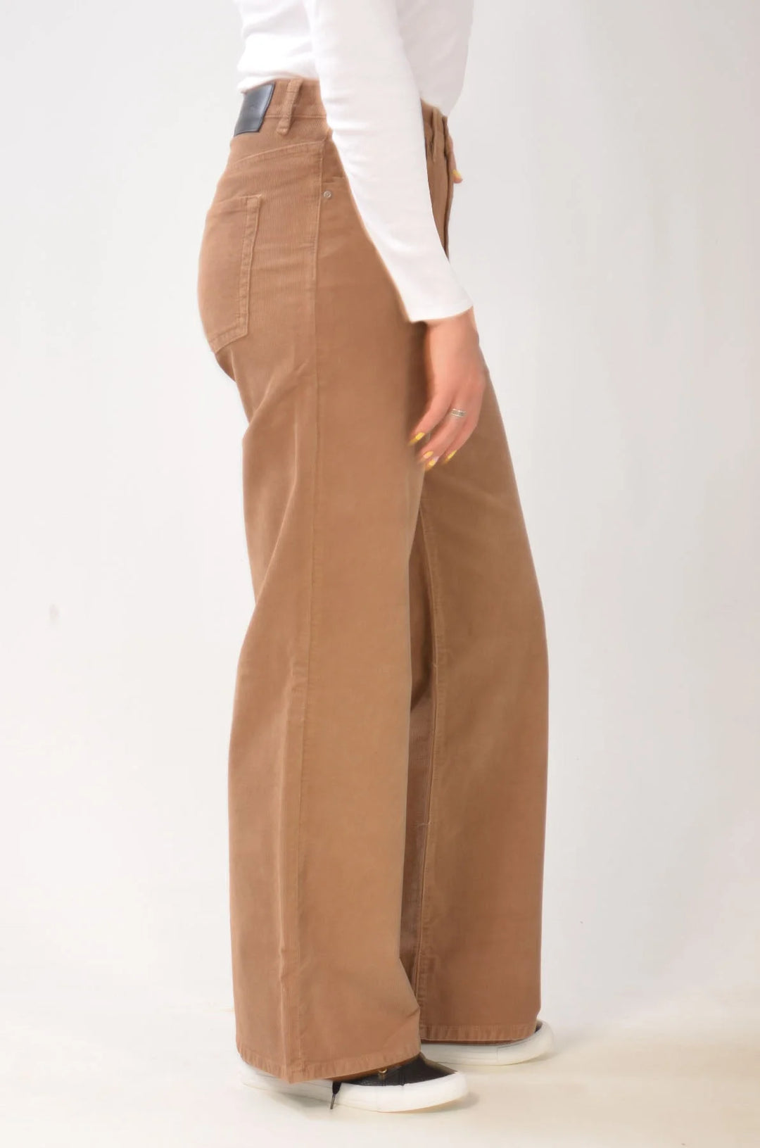 M&S Autograph High Waisted Flare Corduroy Trousers