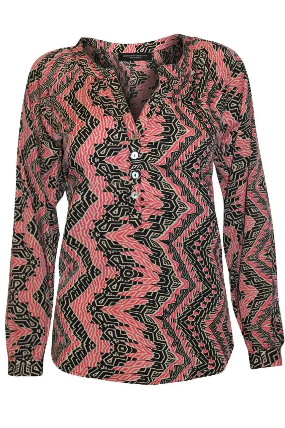 Dorothy Perkins Aztec Print Tunic Blouse