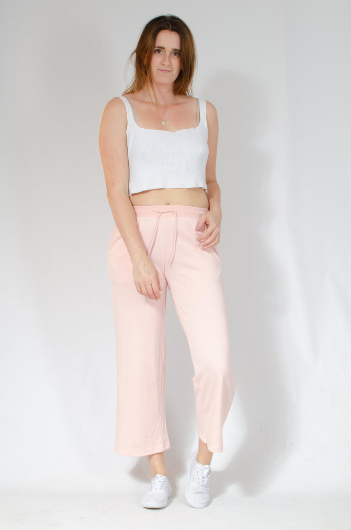 Wide Leg Cropped Joggers