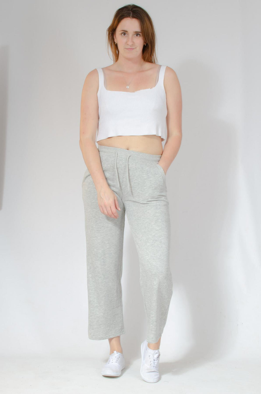 Wide Leg Cropped Joggers