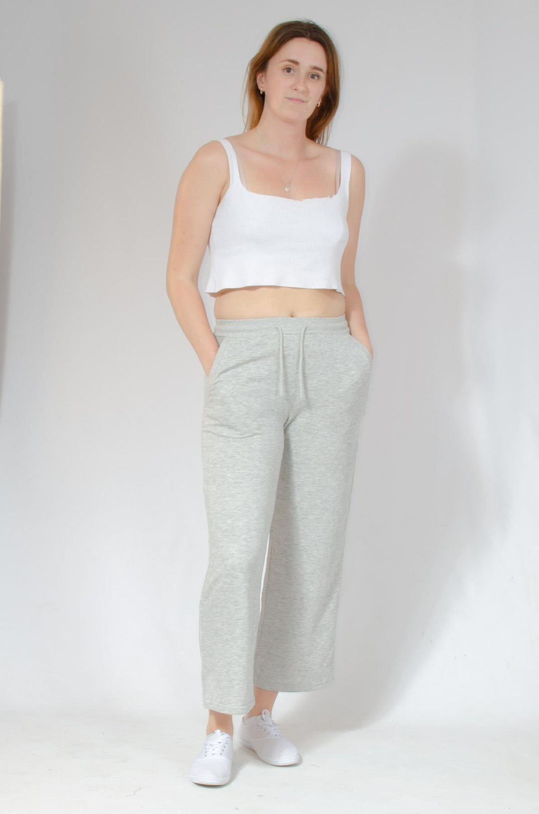 Wide Leg Cropped Joggers