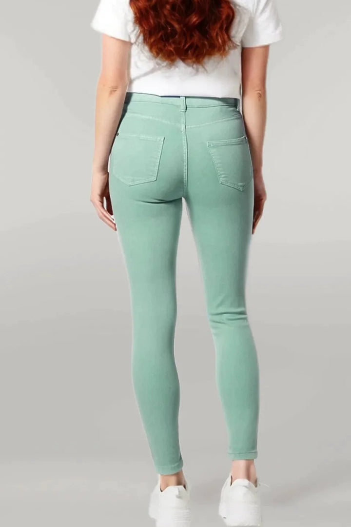 Tencel Skinny Coloured Jeans