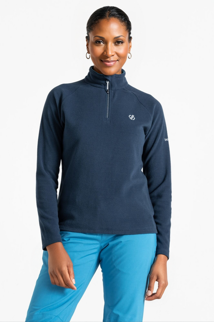 Zip Neck Fleece Top