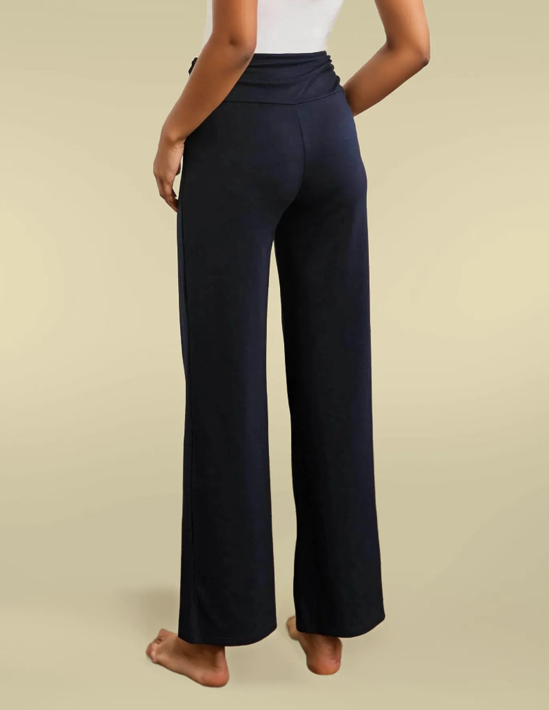 Boden Wide Leg Jersey Trousers