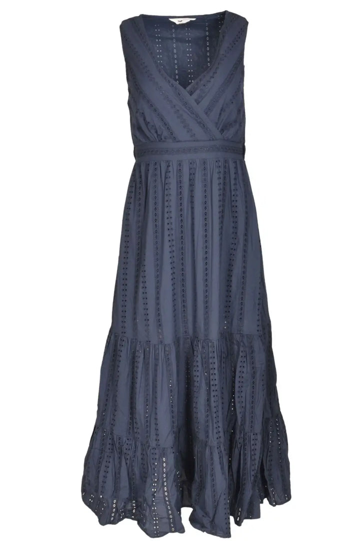 M&S Per Una Broderie Tiered Maxi Dress