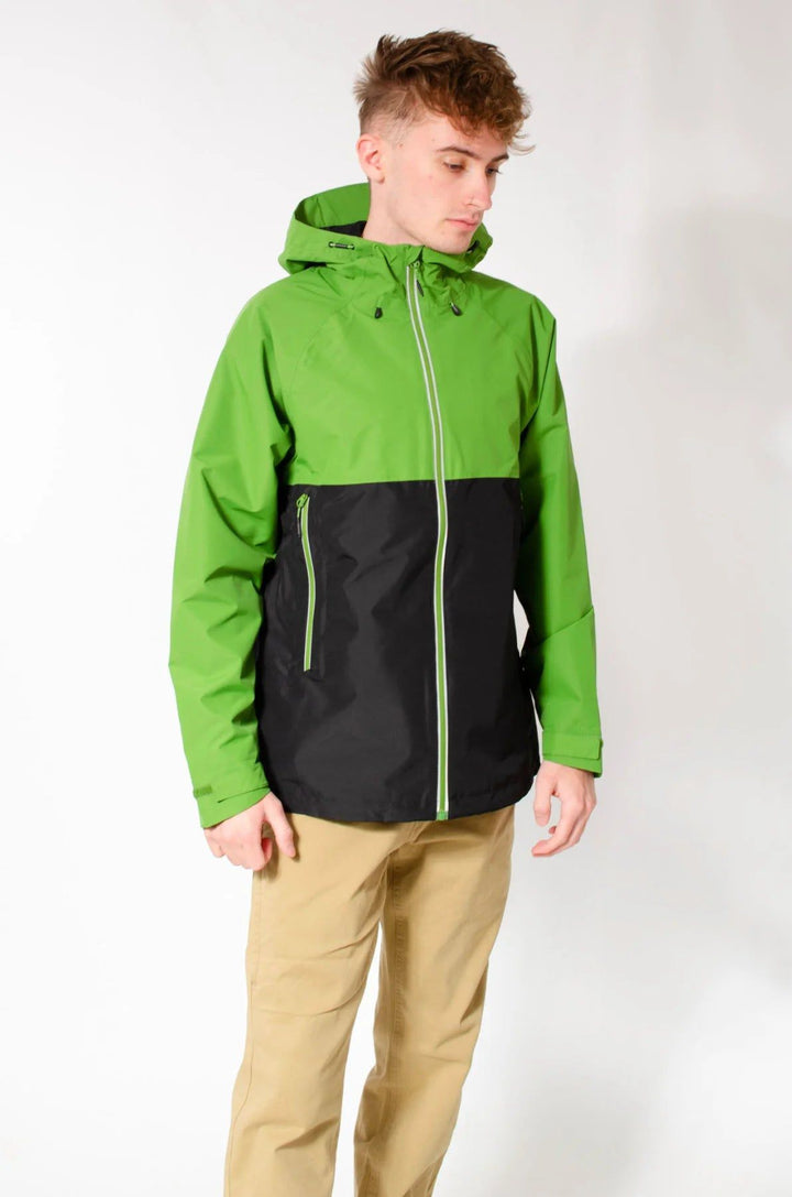 Broken Standard Waterproof Hooded Windbreaker Jacket