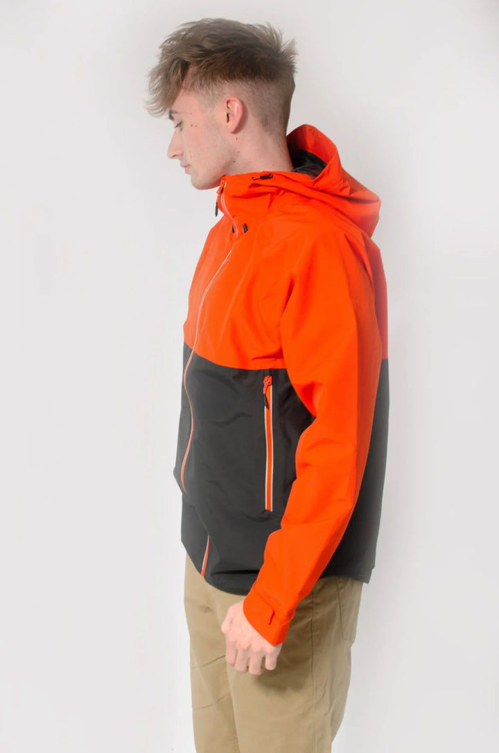 Broken Standard Waterproof Hooded Windbreaker Jacket