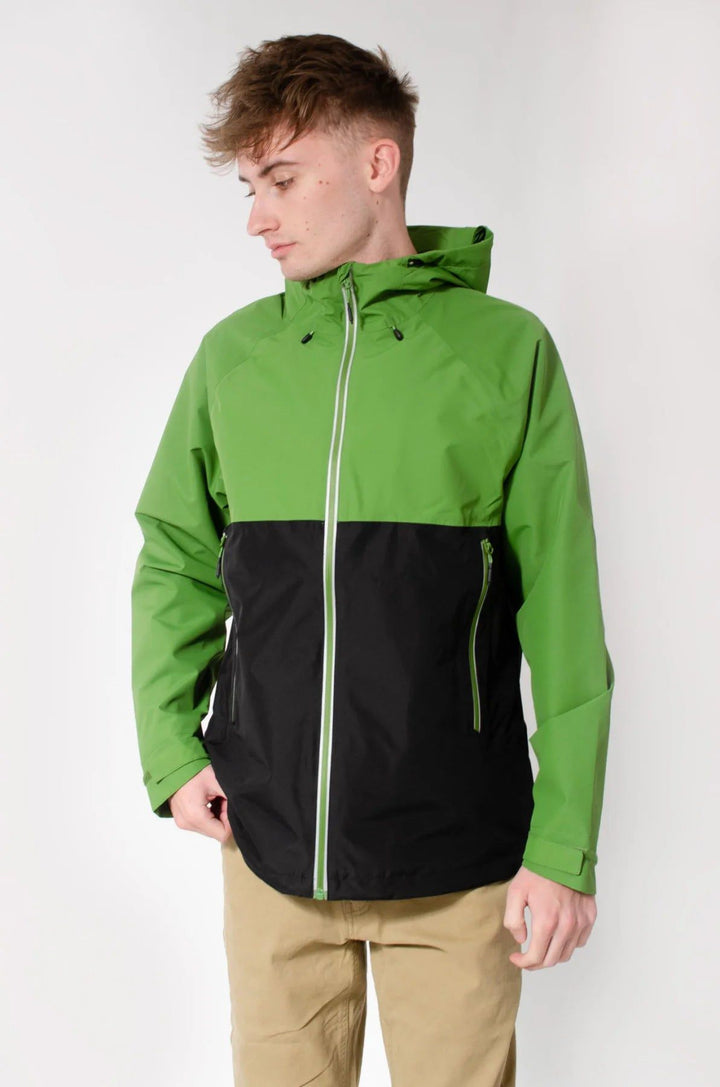 Broken Standard Waterproof Hooded Windbreaker Jacket