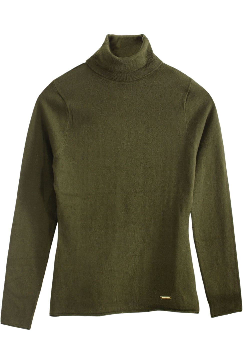 Roll Neck Fitted Jumper