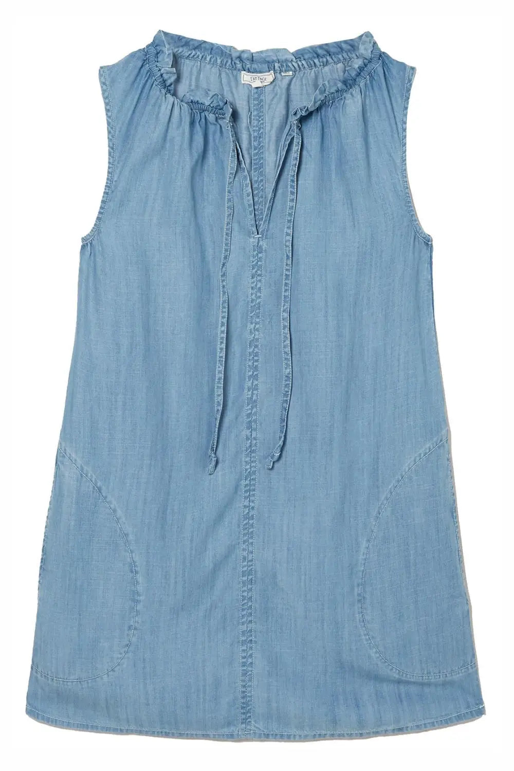 Fat Face Chambray Sleeveless Blouse