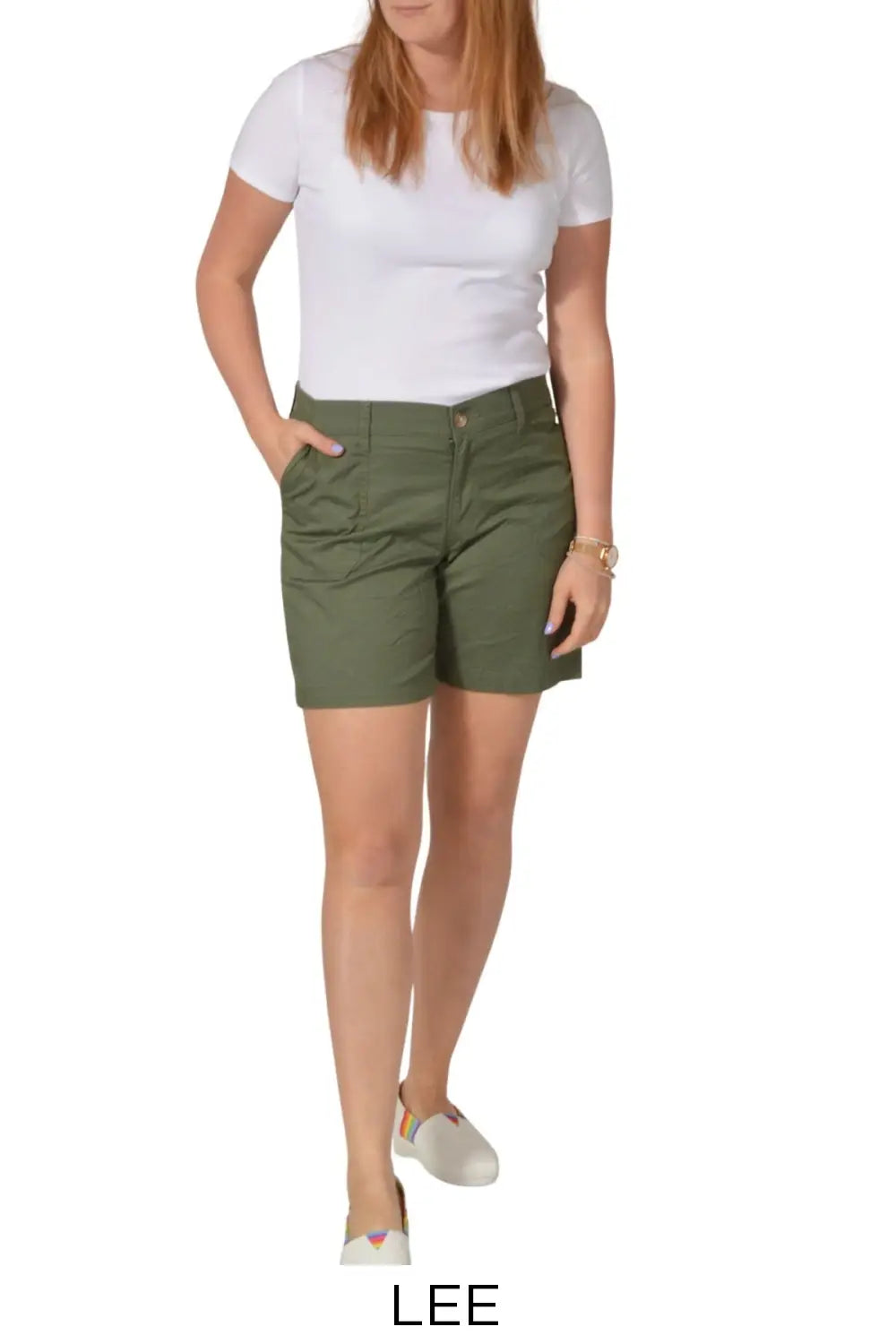 Lee Comfort Fit Chino Shorts Khaki / 10