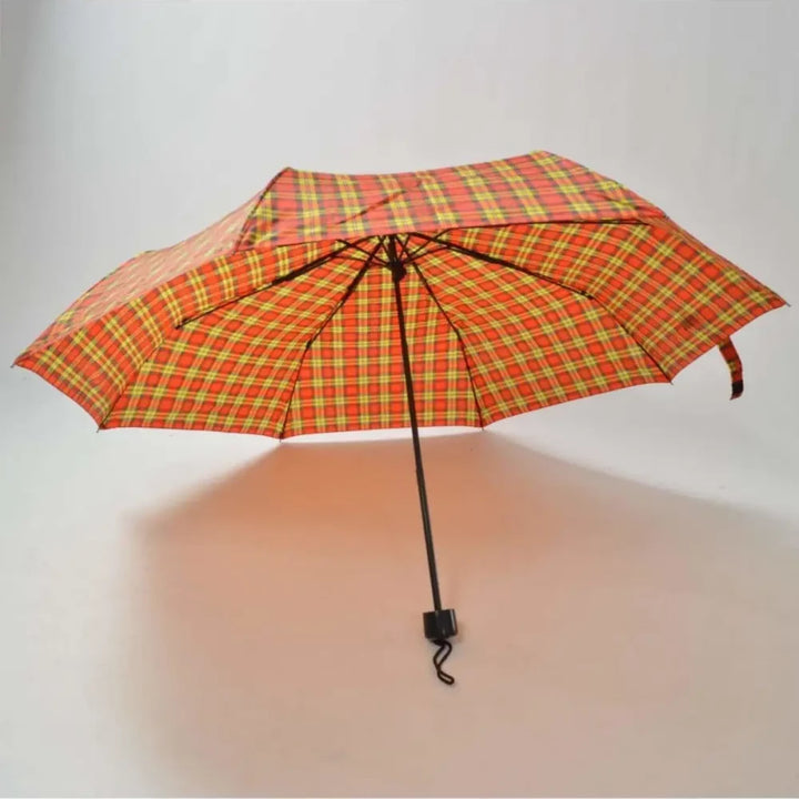 Secret Label Compact Handbag Umbrella | Red Tartan Check Secret Label