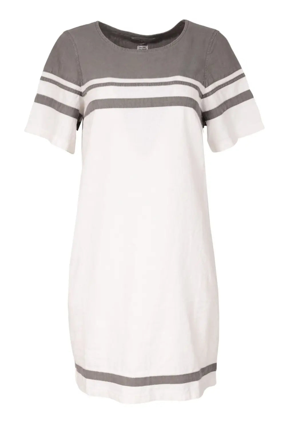 Secret Label Contrast Stripe Linen Dress