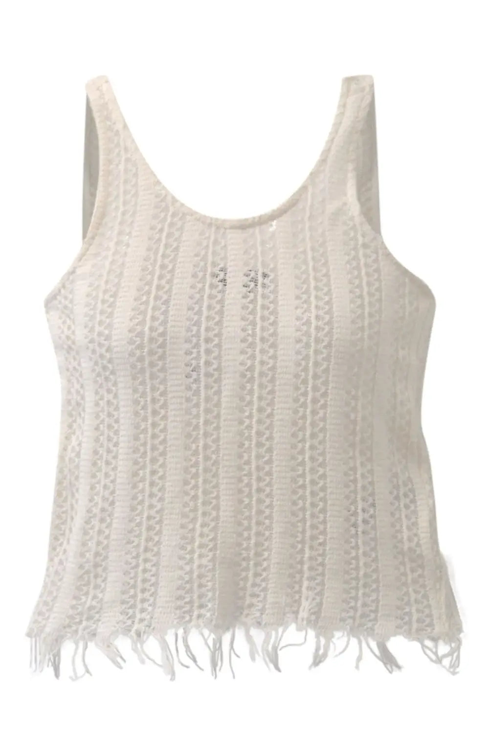 Topshop Crochet Knit Vest Top