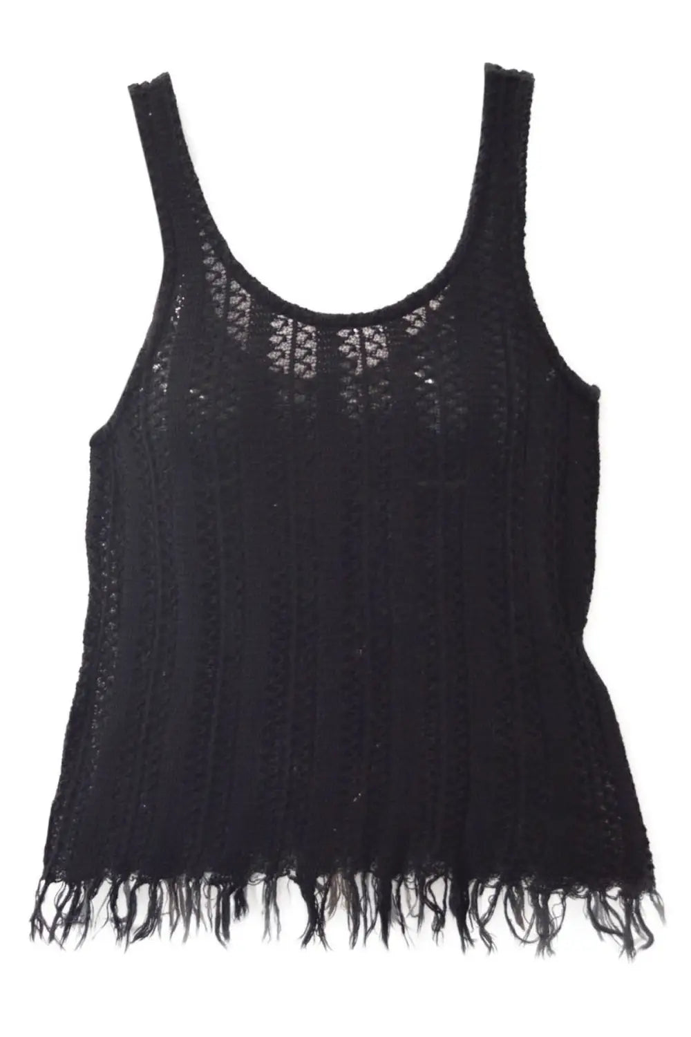 Topshop Crochet Knit Vest Top