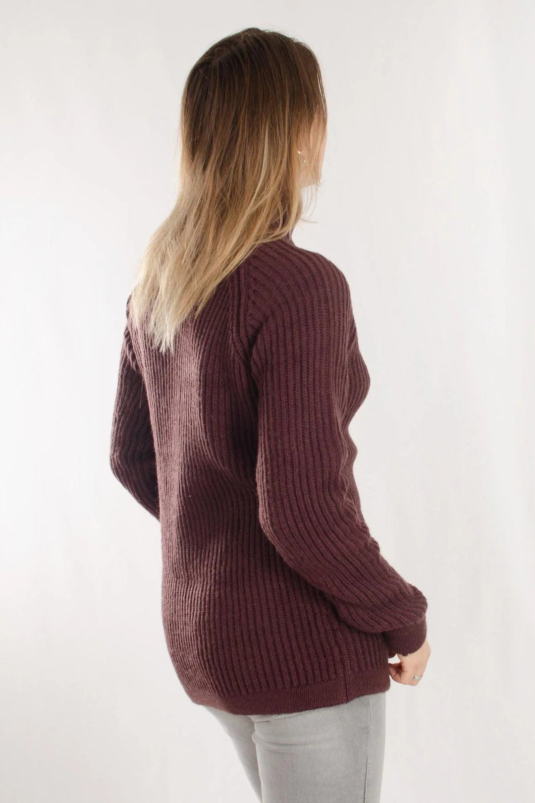 Ribbed Fisherman Jumper