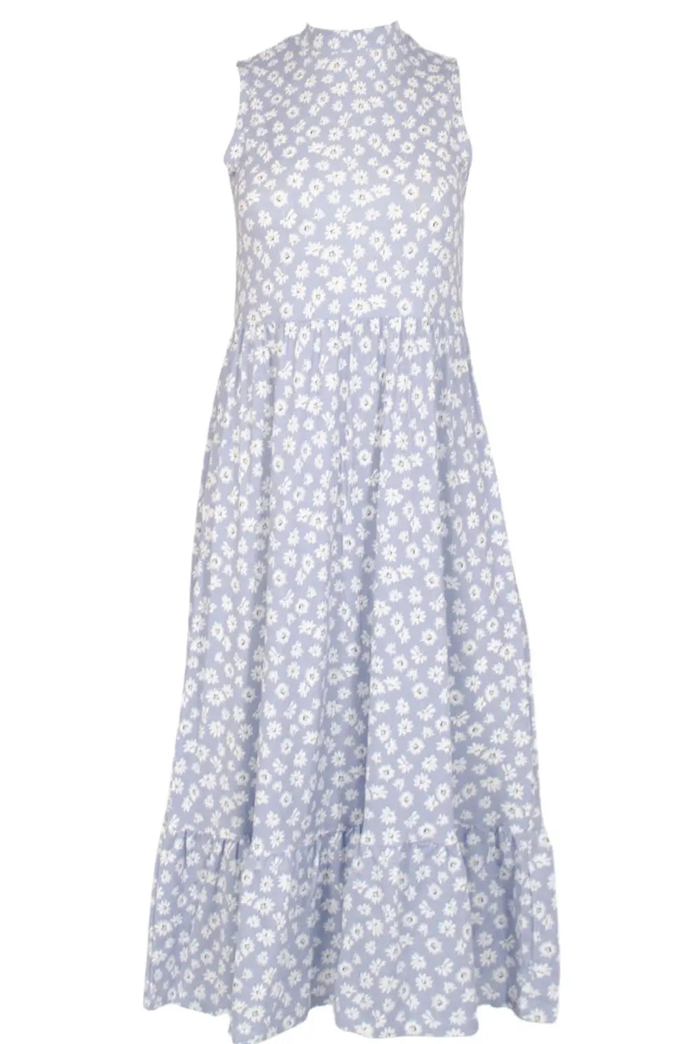 Miss Selfridge Daisy Print Midi Tiered Dress