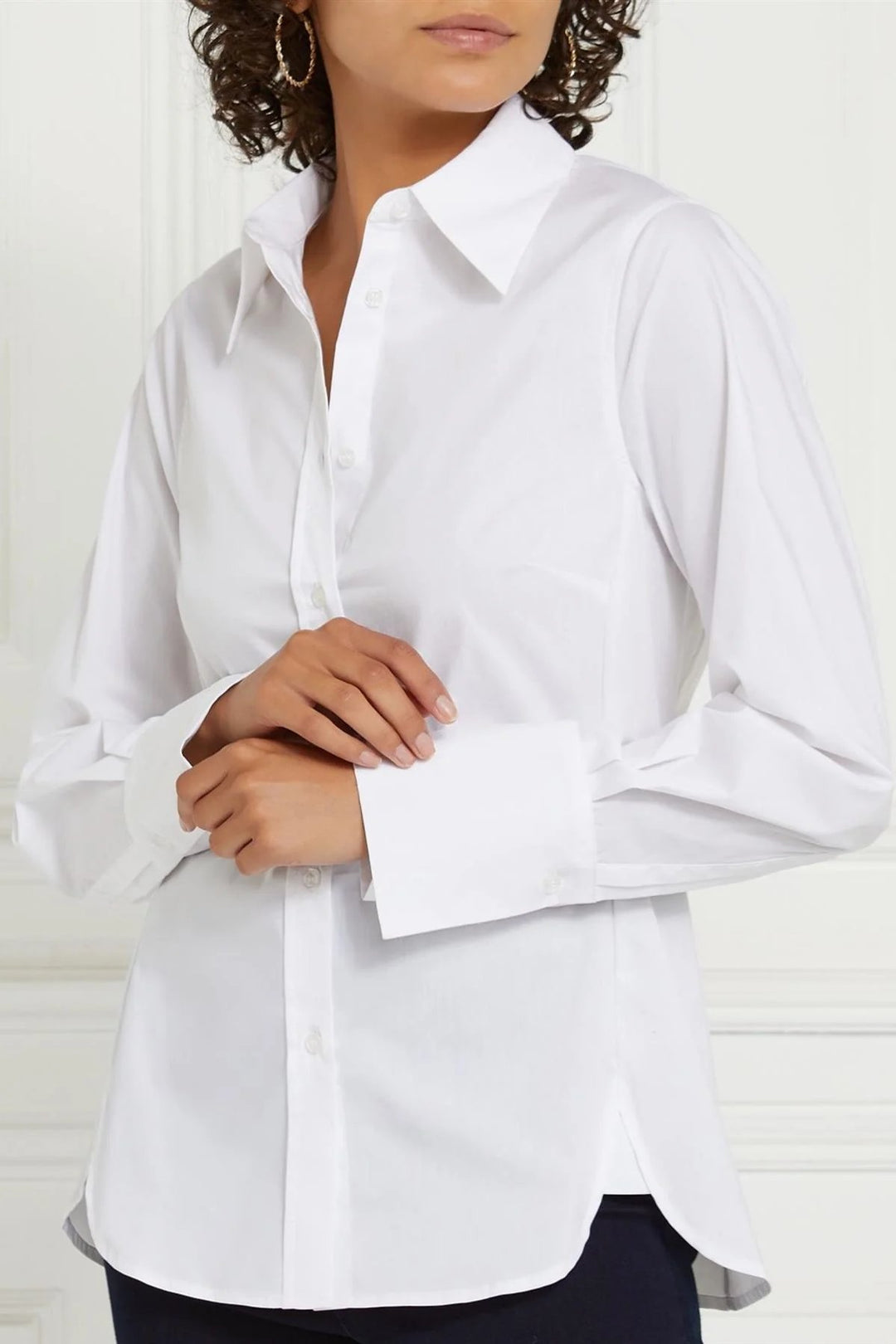 Deep Cuff Tailored Cotton Shirt