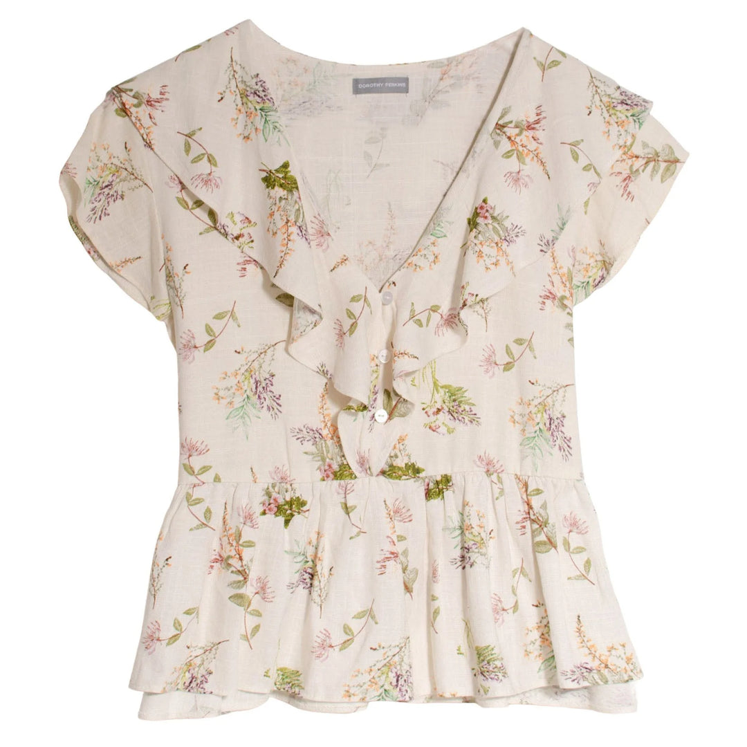 Dorothy Perkins Floral Peplum Blouse