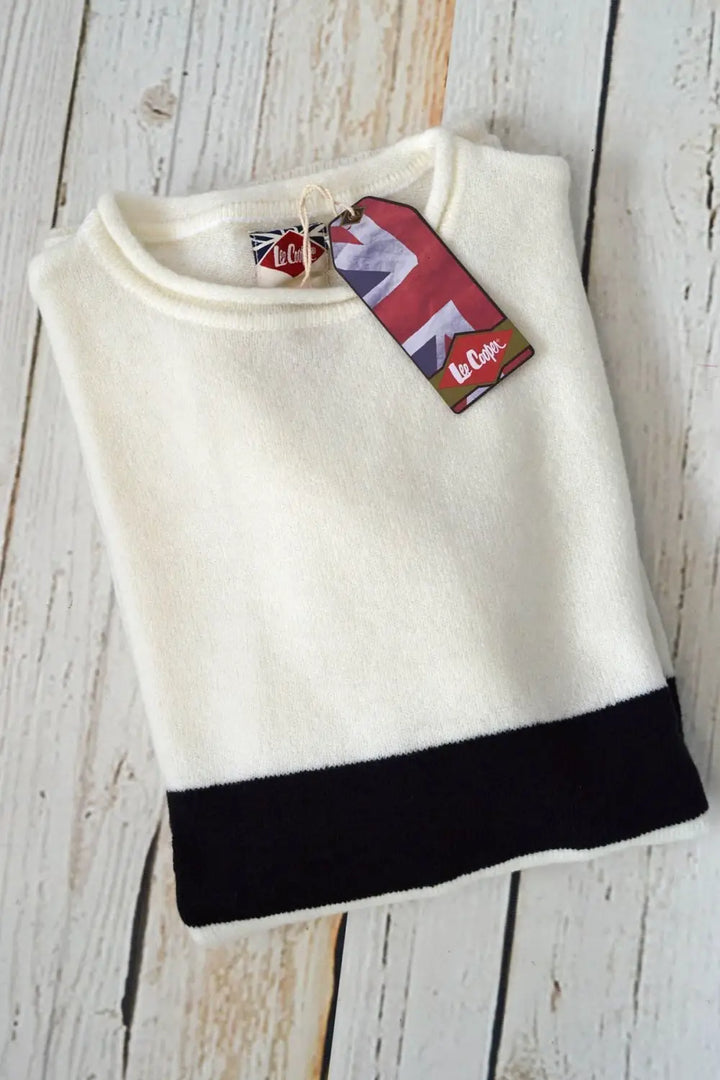 Lee Cooper Double Striped Fleece Sweater