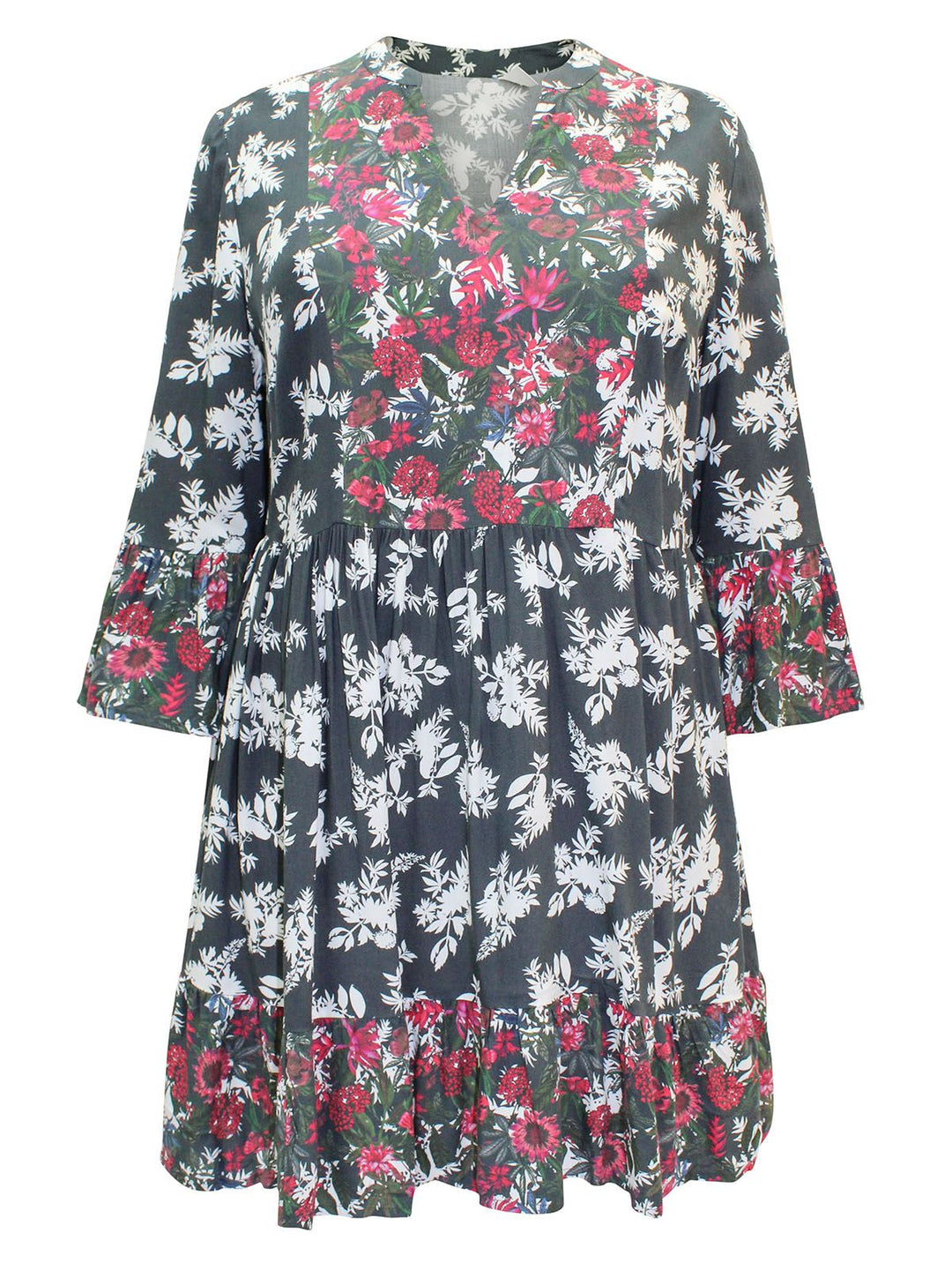 Floral Smock Tunic Top