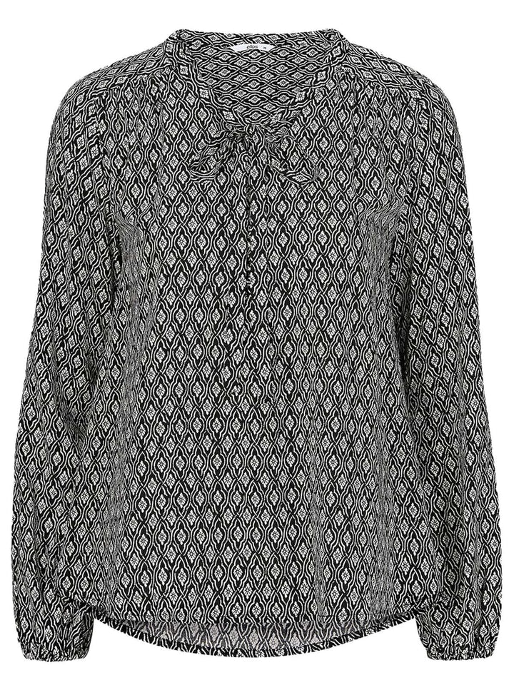 Ellos Diamond Print Blouse