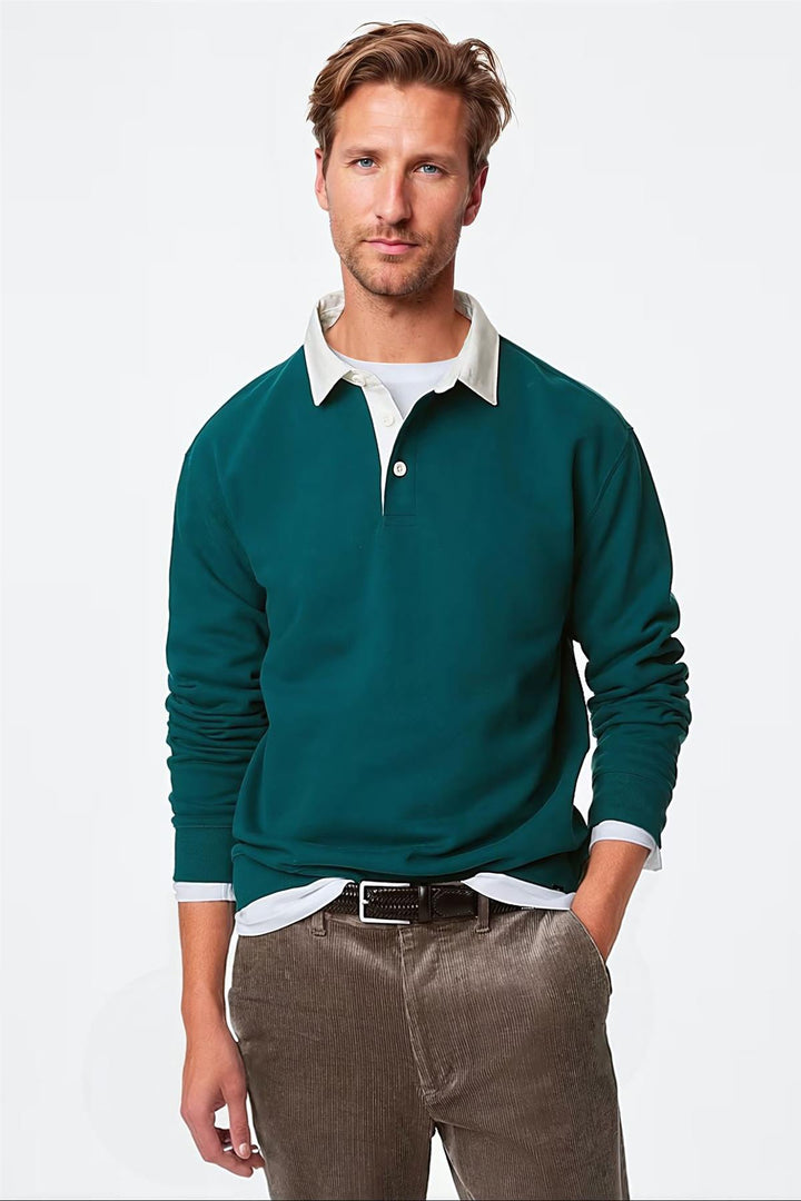 Mens Plain Rugby Shirt