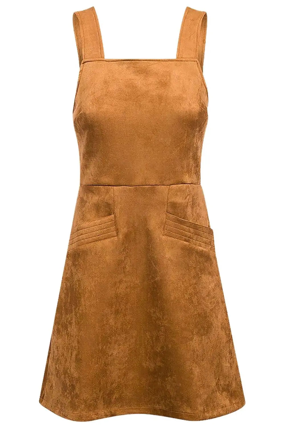 Oliver Bonas Faux Suede Pinafore Dress