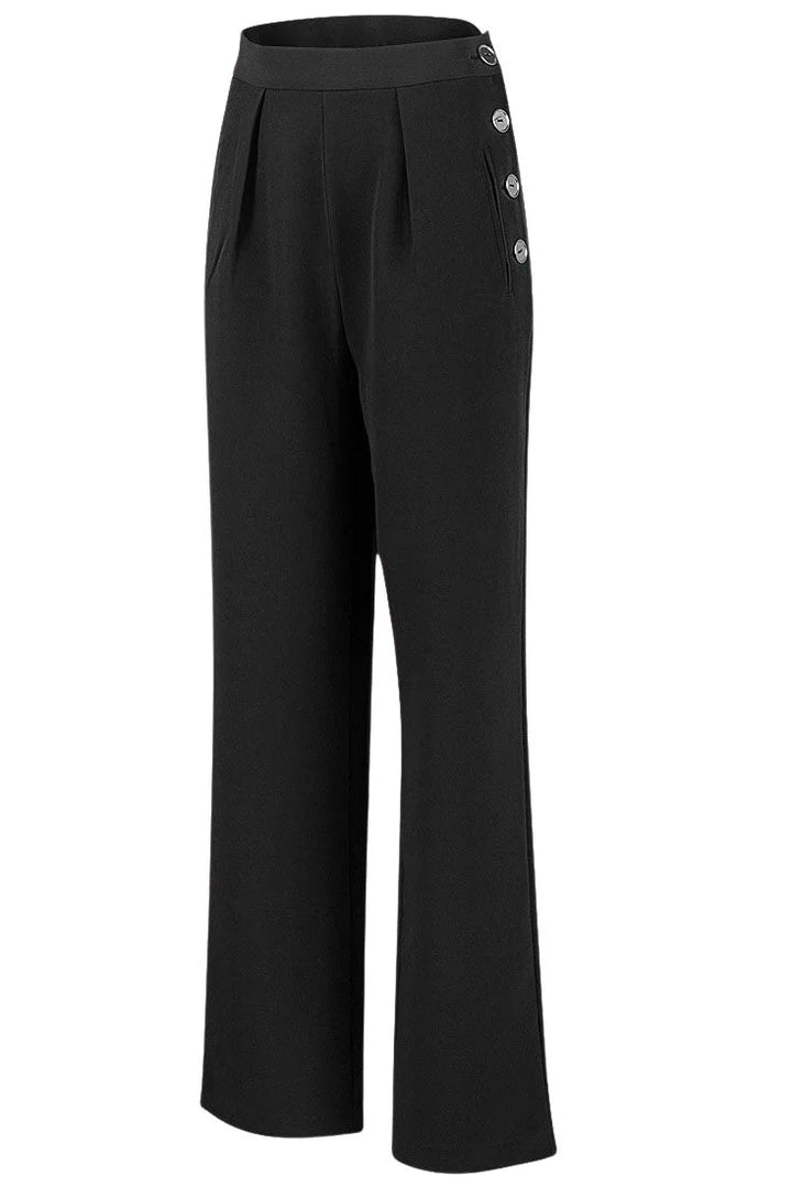 Bik Bok Flare Leg Button Trousers