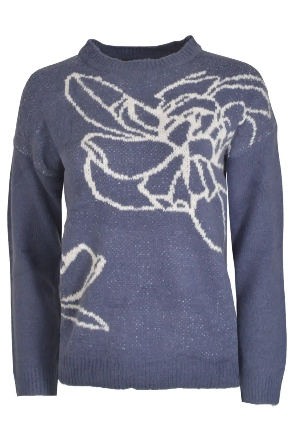 Bon Marche Floral Art Crew Neck Jumper