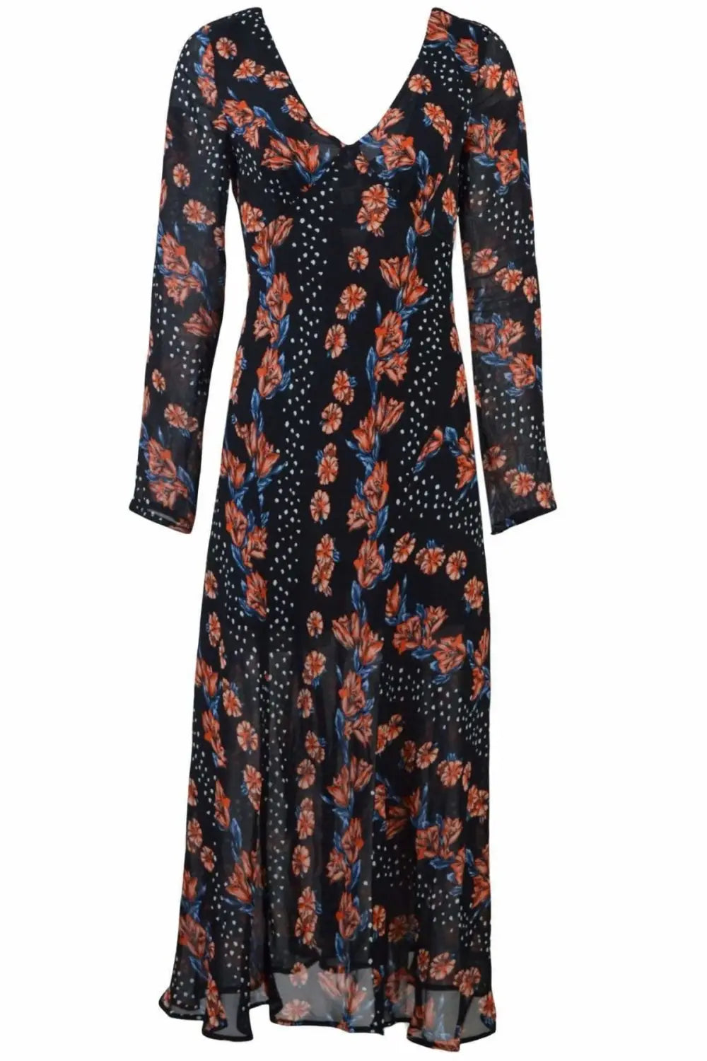 Topshop Floral Midi Maxi Dress