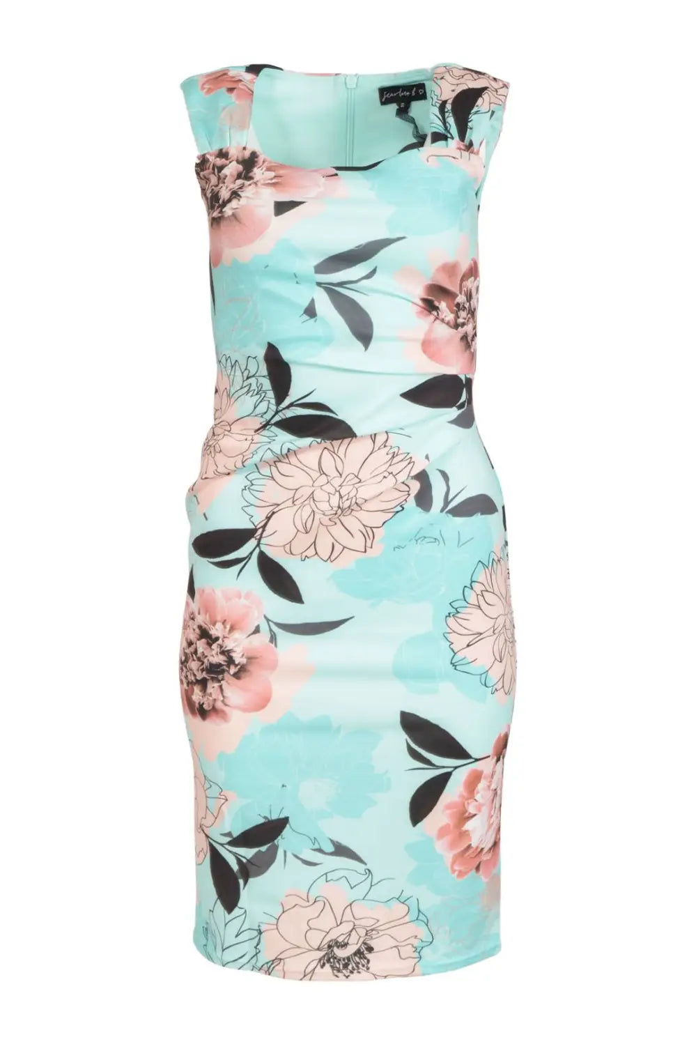 Scarlet B Floral Sleeveless Bodycon Dress