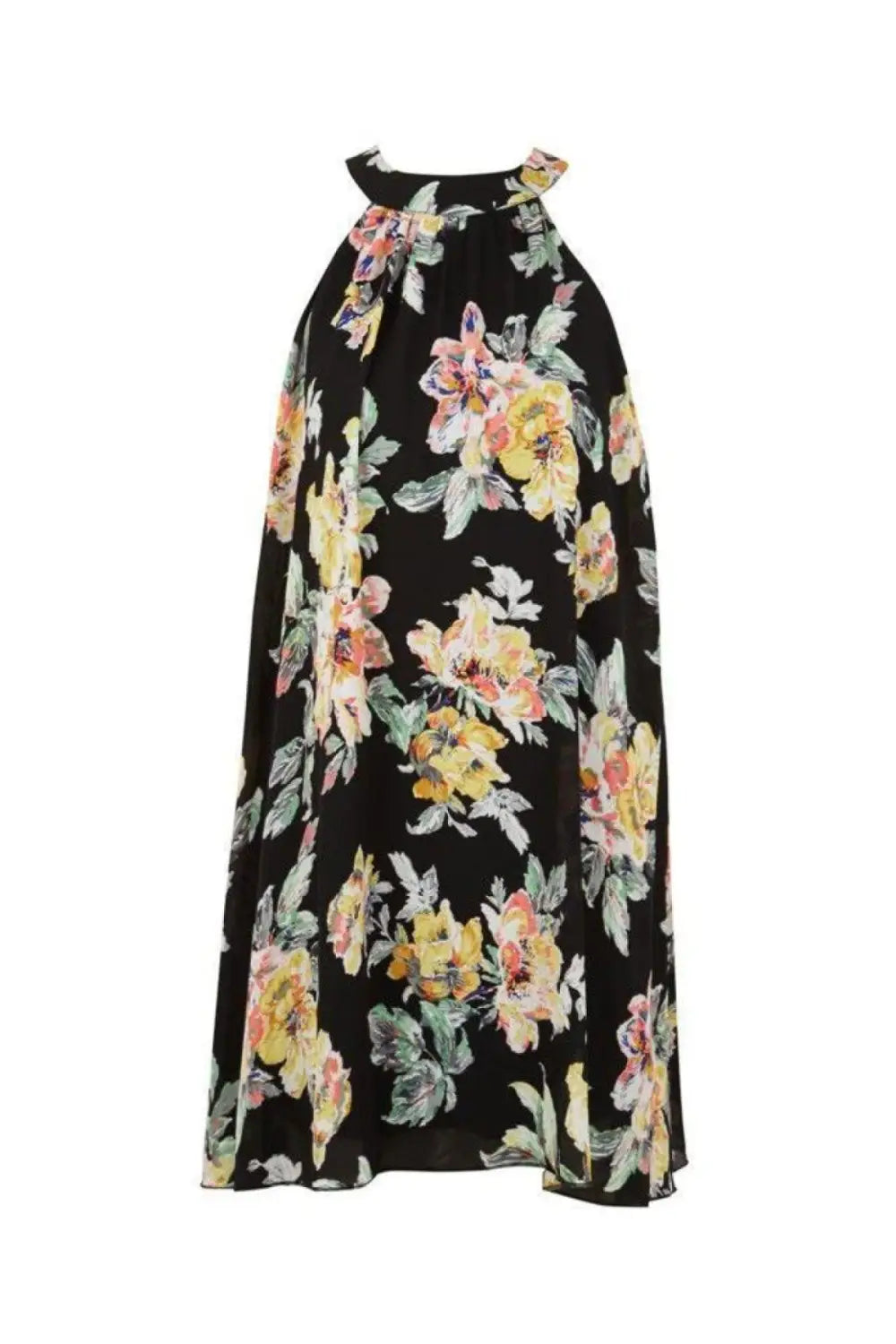 Topshop Floral Sleeveless Swing Top