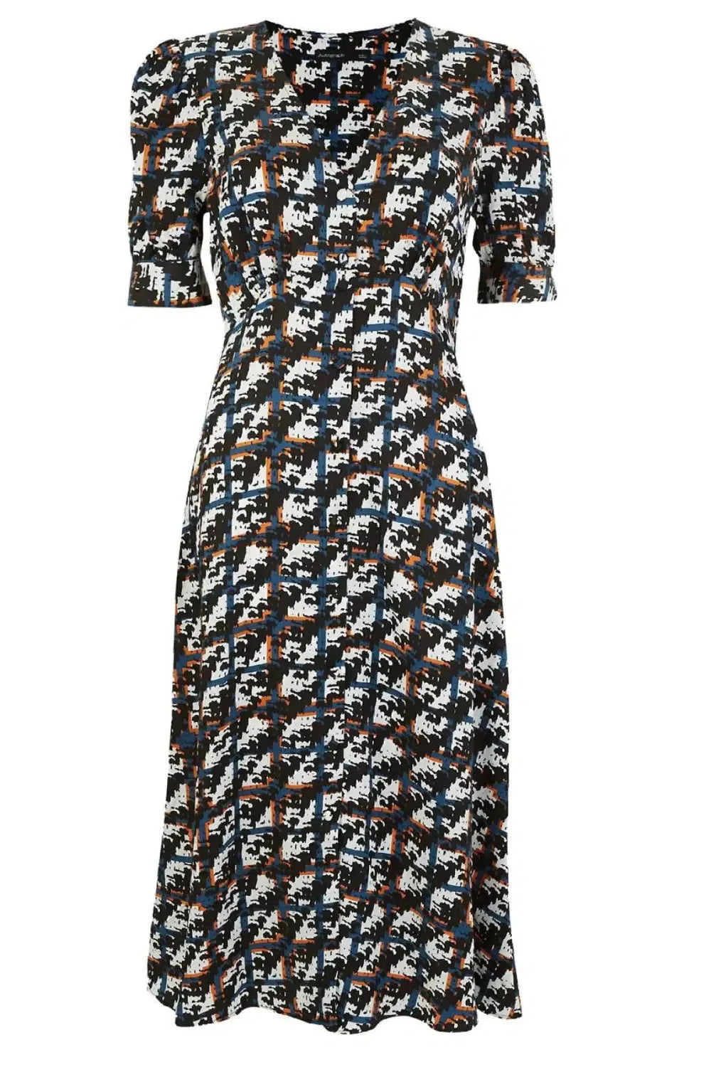 M&S Autograph Geo Print Midi Dress