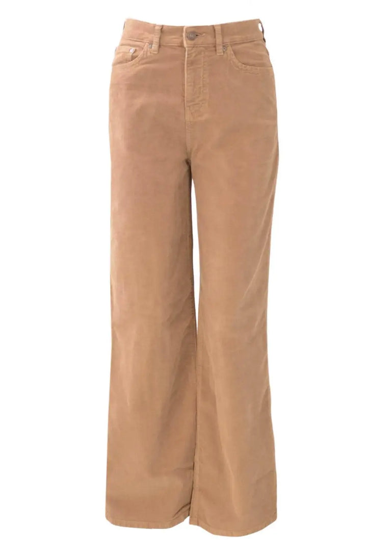 M&S Autograph High Waisted Flare Corduroy Trousers