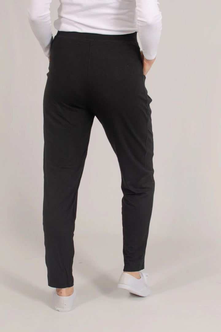 M&S Jersey Pleat Front Tapered Trousers