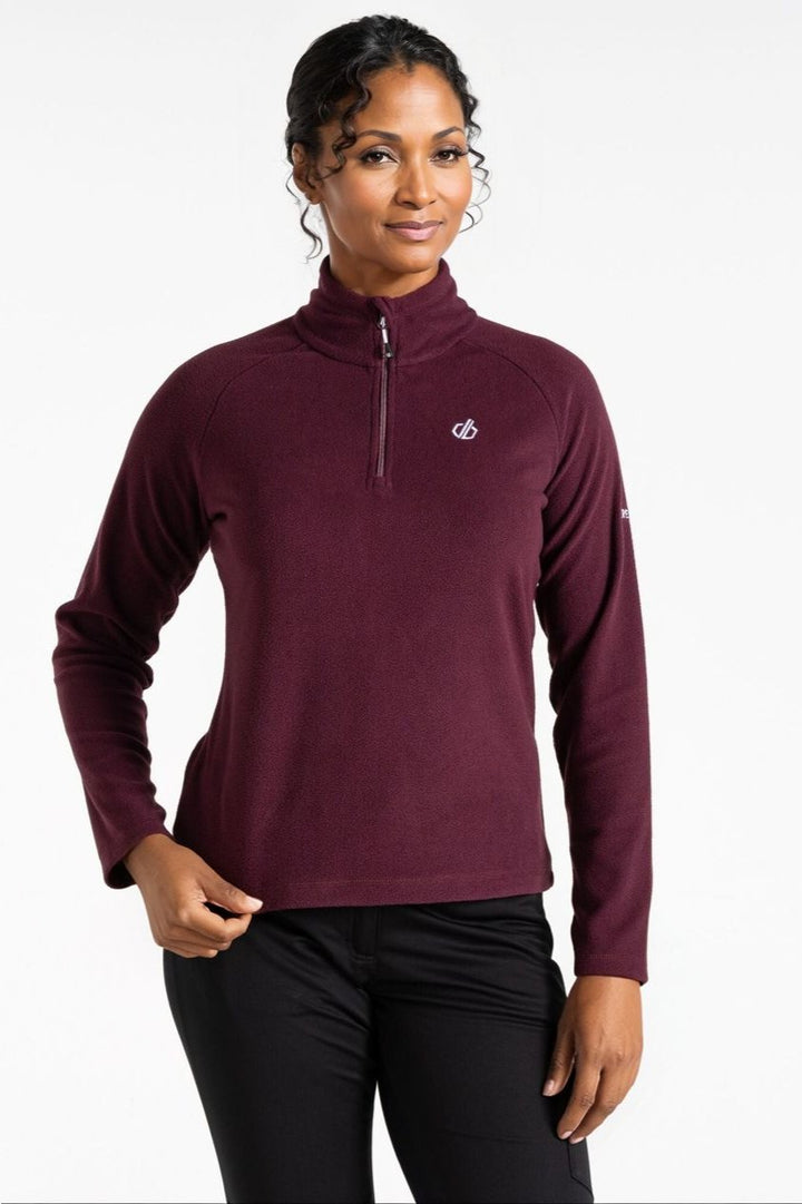 Zip Neck Fleece Top