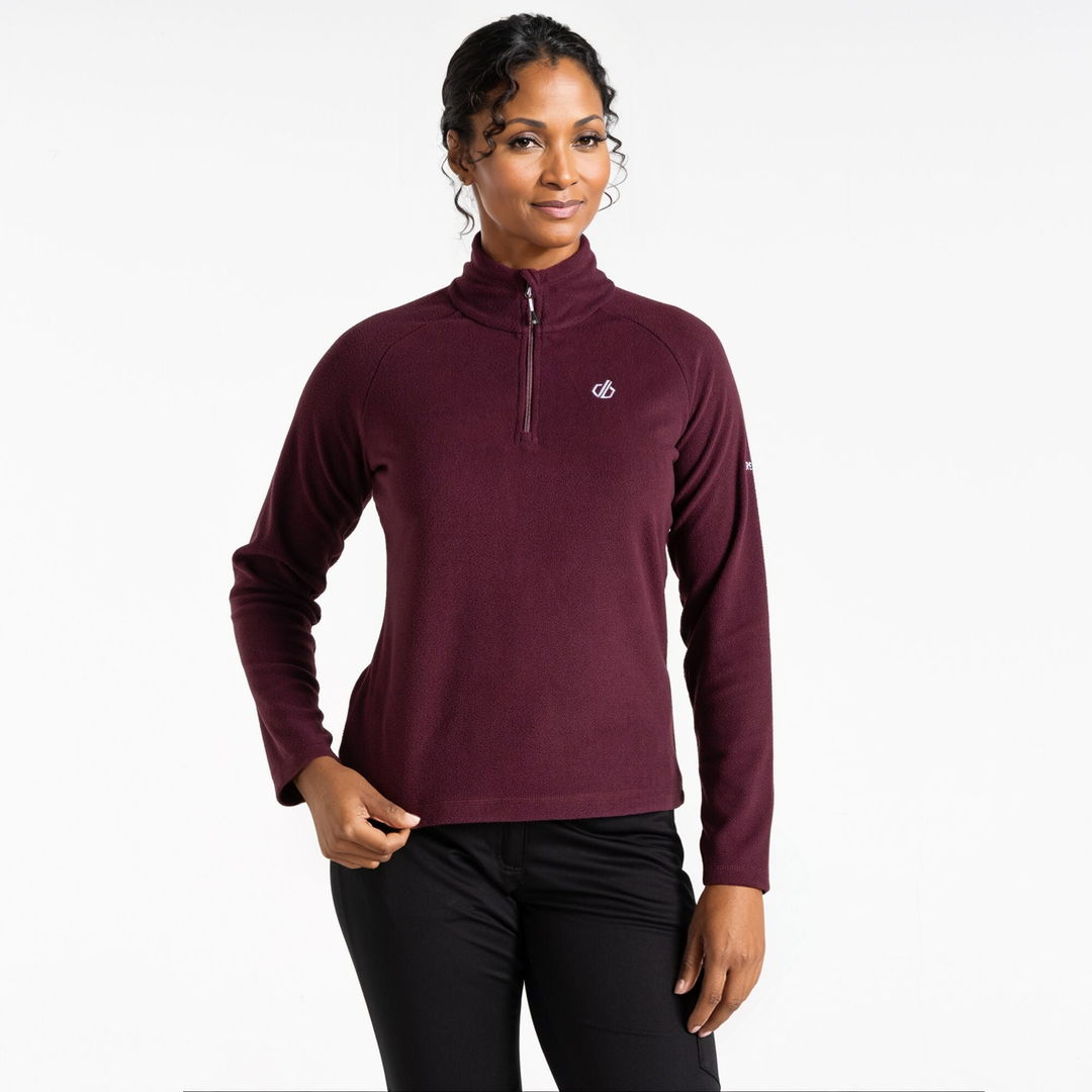 Zip Neck Fleece Top