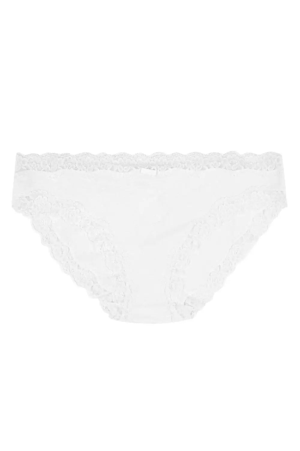 M&S Lace Knickers Black White (4 Pack)