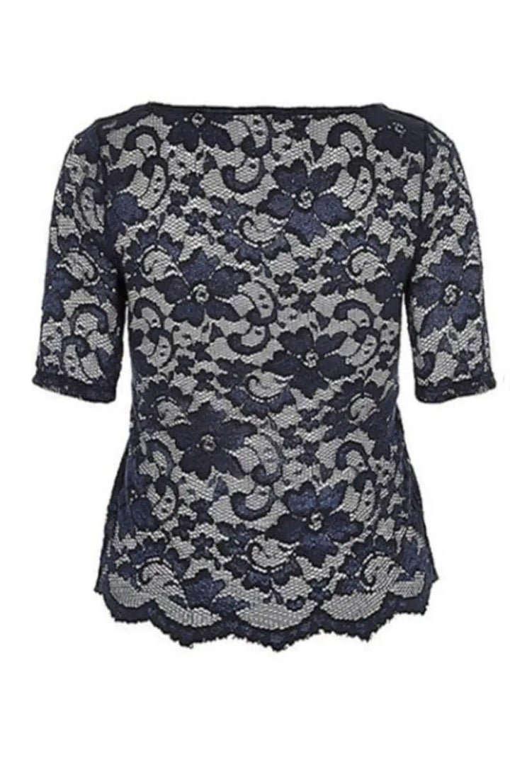 River Island Lace Short Sleeve Top