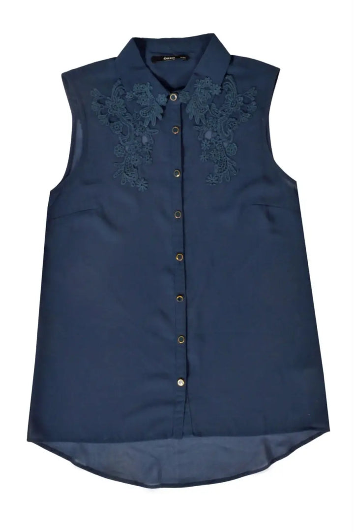 Oasis Lace Top Sleeveless Blouse