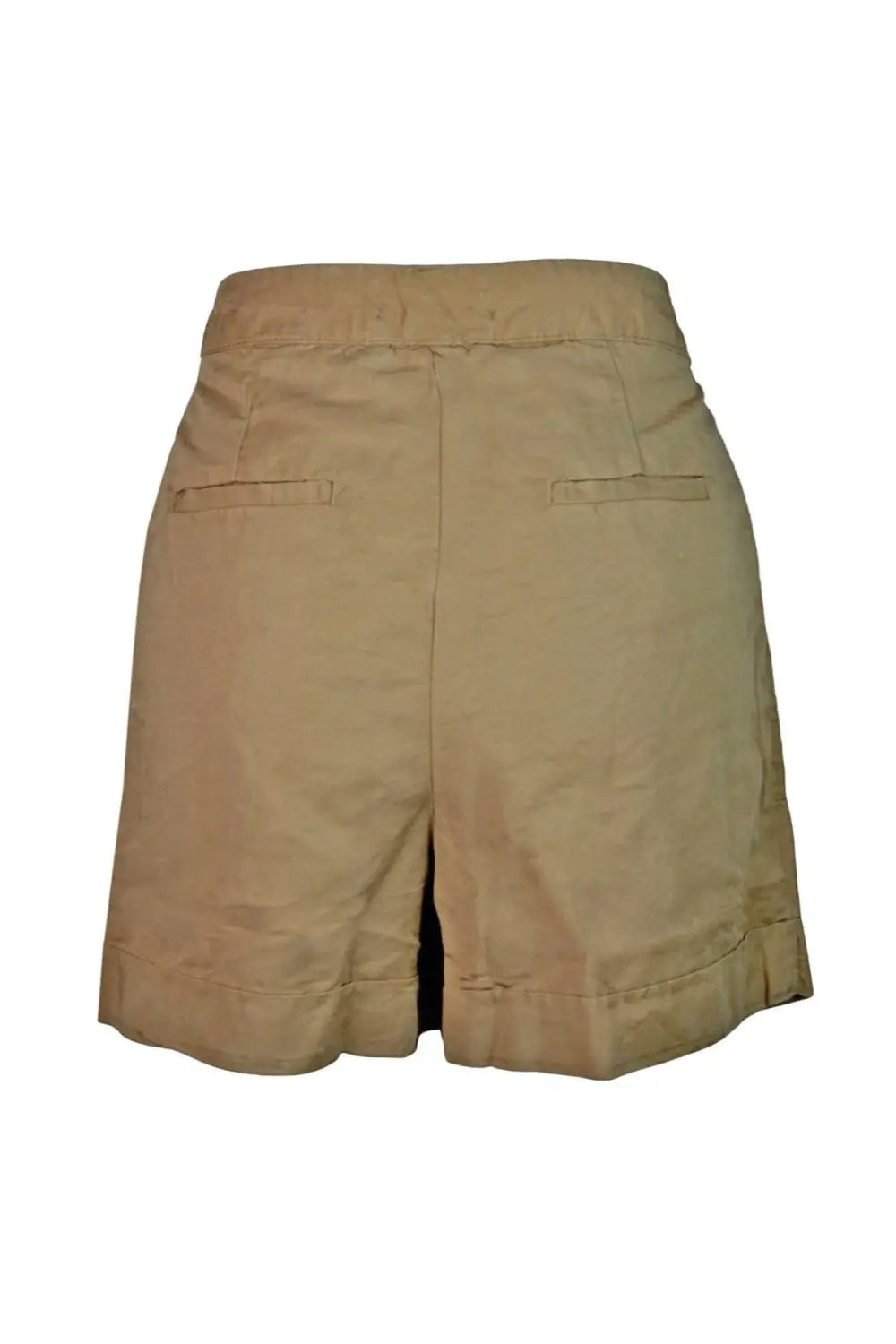 M&S Linen Blend Turn-up Shorts