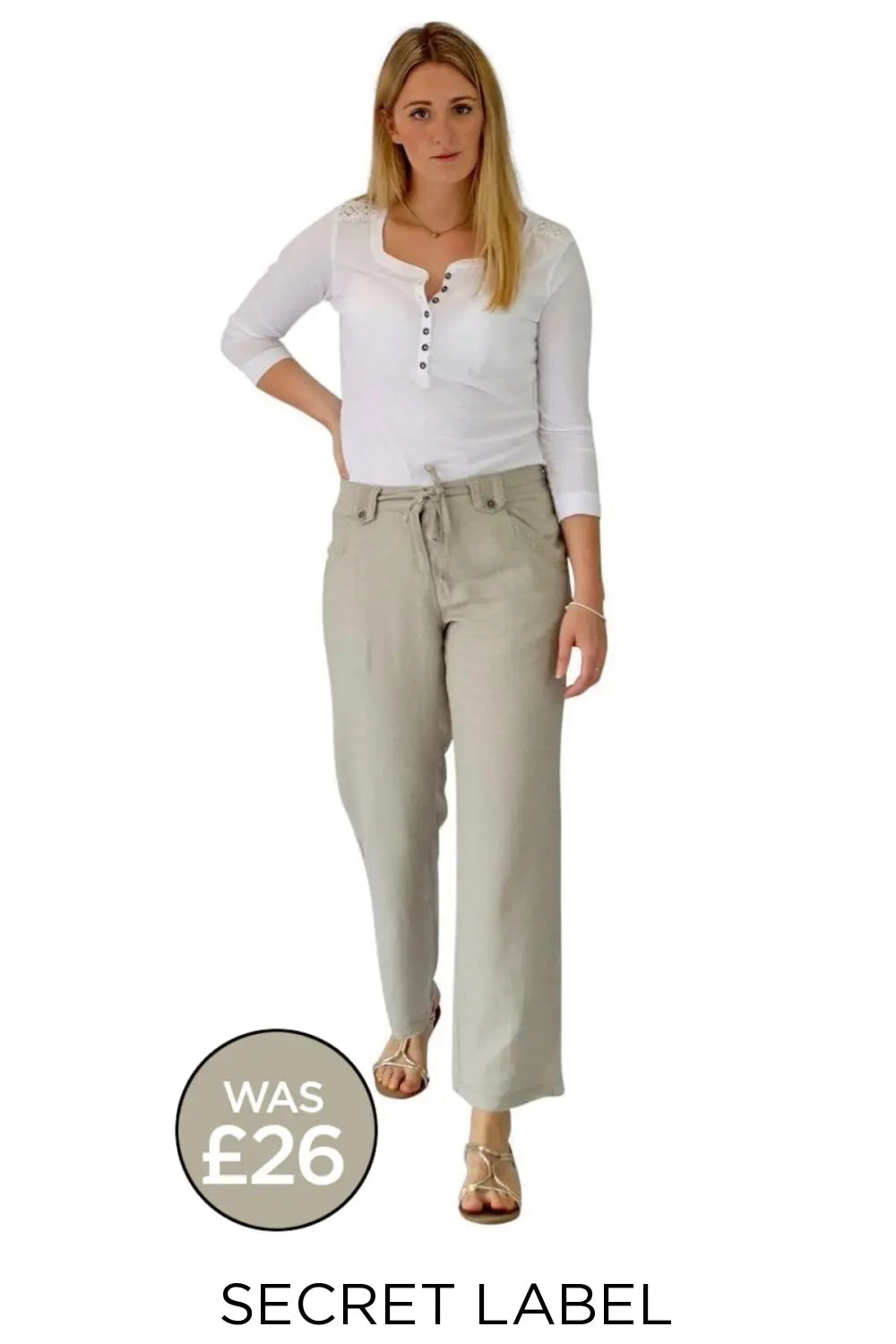 Buy Womens Black Linen Trousers Online  Next UK