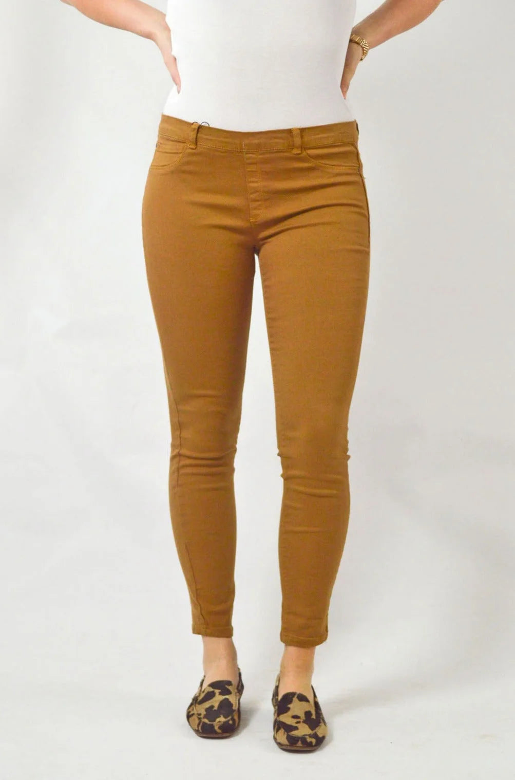 Mango Low Rise Jeggings Tan / 4