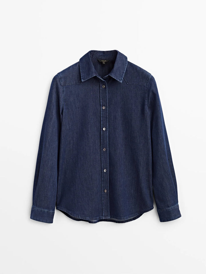 Massimo Dutti Classic Denim Shirt