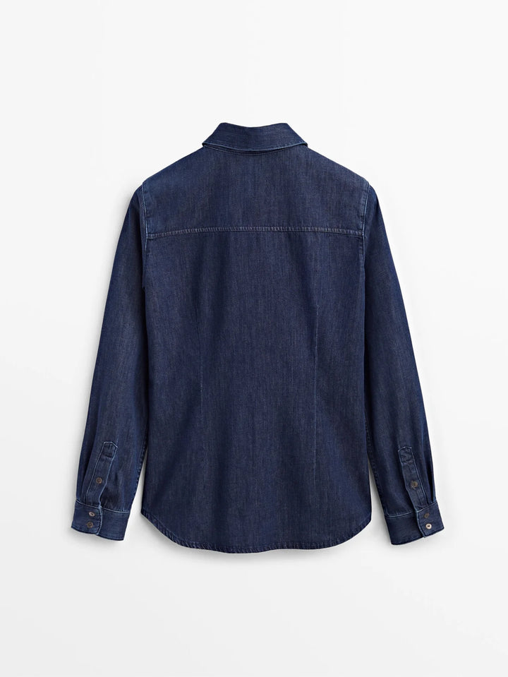 Massimo Dutti Classic Denim Shirt