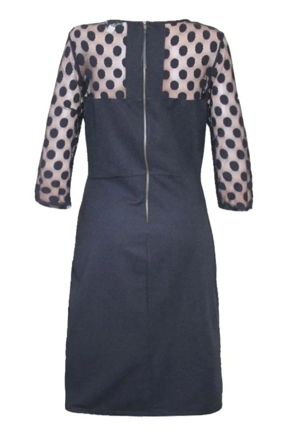 Threads Mesh Spot Shift Dress