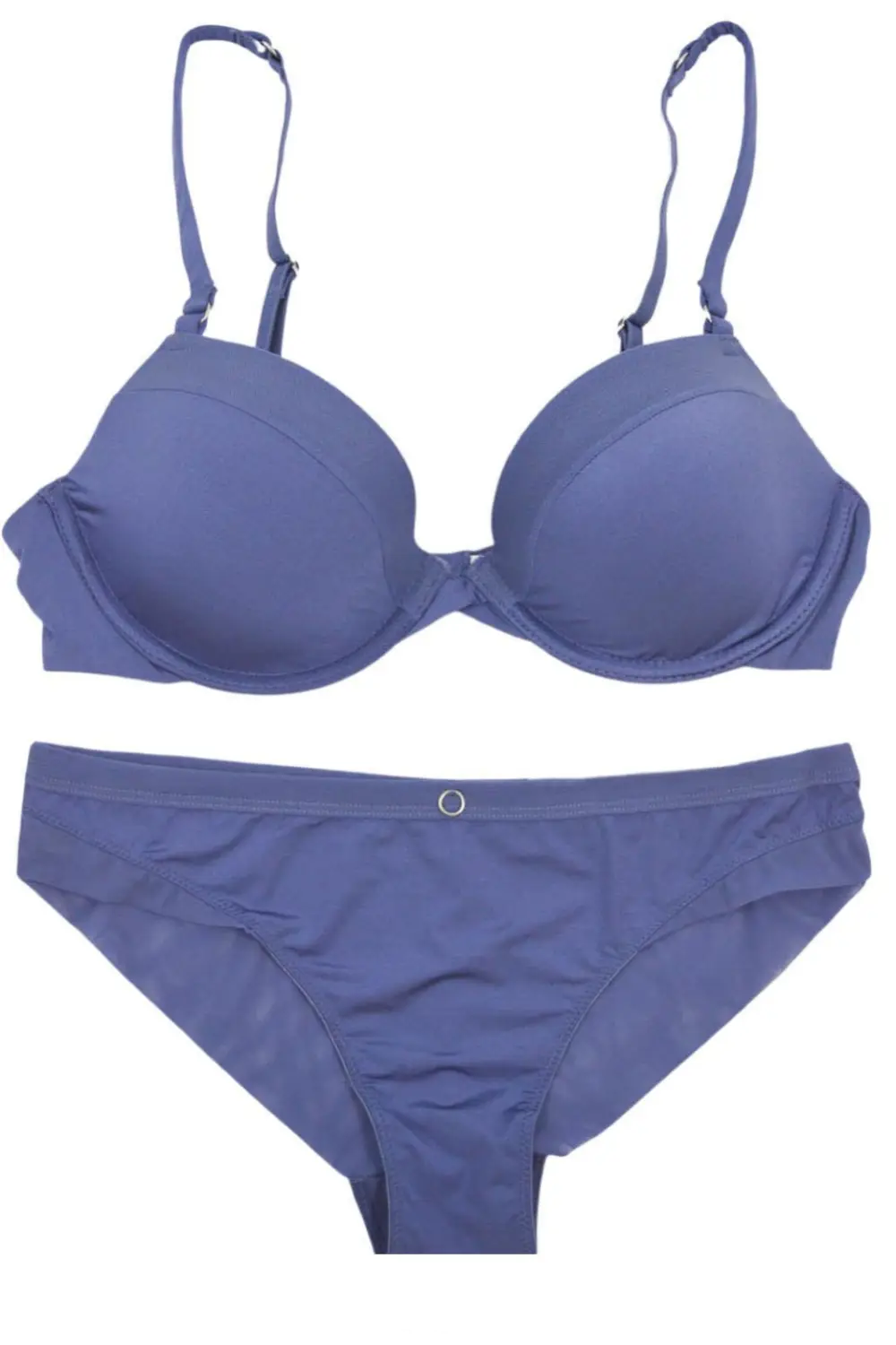 C&A Mesh Trim Lingerie Bra Blue / 34A