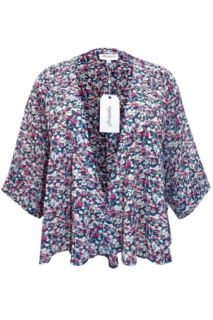 Threads Mix Floral Chiffon Kimono